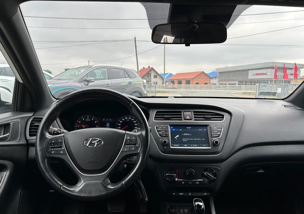 Hyundai i20 cena 51537 przebieg: 112190, rok produkcji 2018 z Wojnicz małe 254